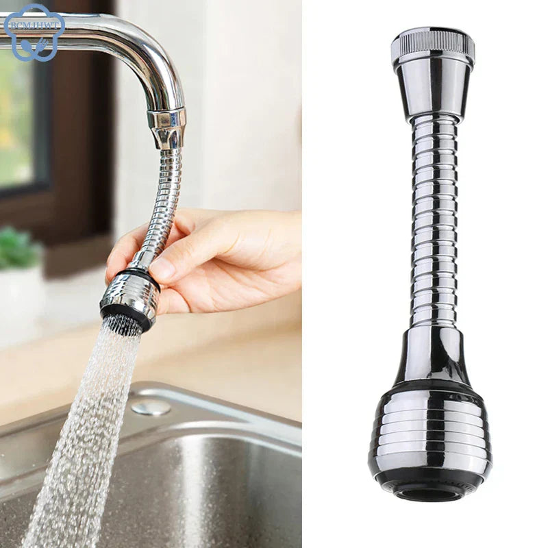 NNEOBA Kitchen Gadgets 2 Modes 360 Rotatable Bubbler High Pressure Faucet-1