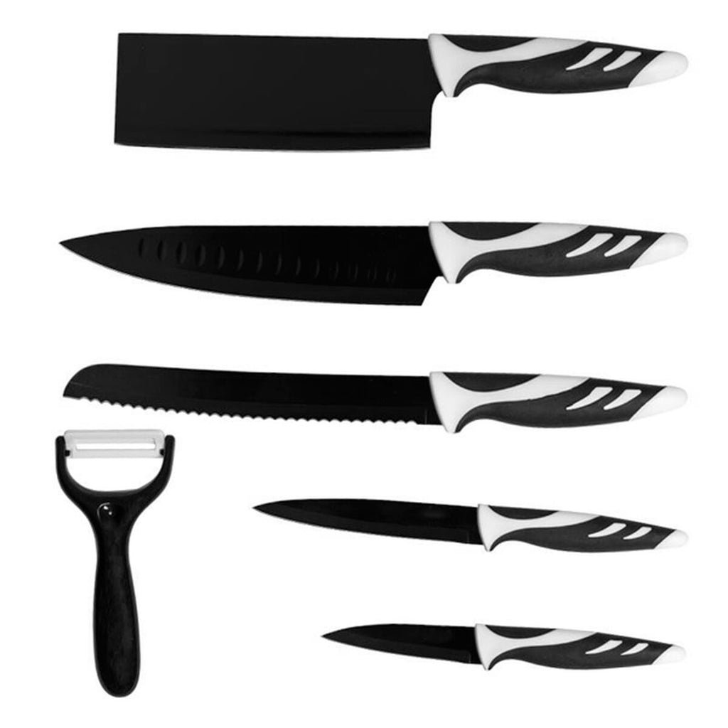 Table knife Bravissima Kitchen Cuchillos Swiss Chef 6 Piezas Stainless steel-3